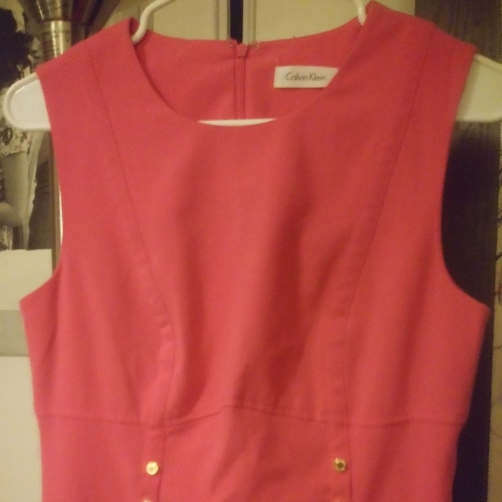 Rare find! Womens size 6 Hot Pink CK Dress